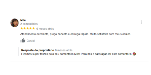 Depoimento 7 - Clientes Iza Óticas