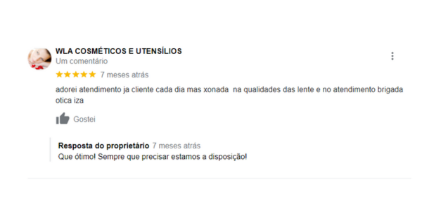 Depoimento 3 - Clientes Iza Óticas